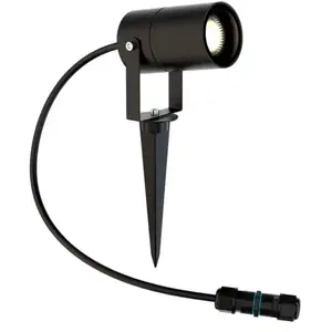 Comparateur de prix : Maytoni spot sur piquet Scope, noir, aluminium, IP65