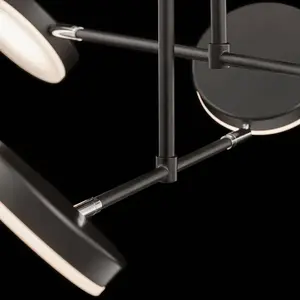 Comparateur de prix : Maytoni Fad suspension LED abat-jour pivotants x6