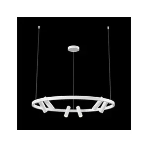 Comparateur de prix : Lustre suspension ronde - Maytoni - Blanc LED Armature en métal - Diamètre 90 cm