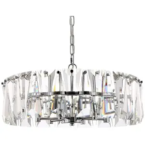 Comparateur de prix : Maytoni Puntes plafonnier chromé, 6 lumières, e14