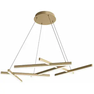 Comparateur de prix : Lustre en métal doré Line - Maytoni