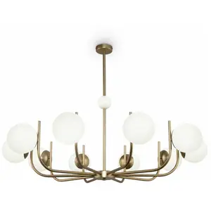 Comparateur de prix : Suspension en métal couleur laiton 116 x 79 cm Rendez-vous - Maytoni
