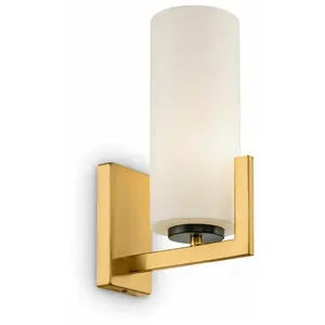Comparateur de prix : Maytoni Fortano applique à 1 lampe abat-jour verre