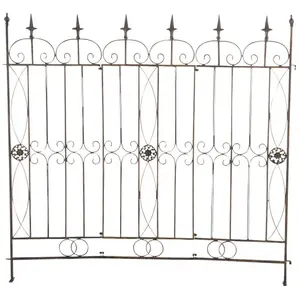 Comparateur de prix : CLP Clôture de jardin résistante en métal Bronze