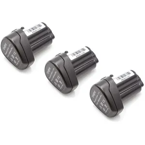 3x Batterie compatible avec Metabo kpa 10.8 400, PowerImpact 12, kpa 10.8, kpa 10.8 600 outil électrique (2000 mAh, Li-ion, 10,8 v) - Vhbw pas cher