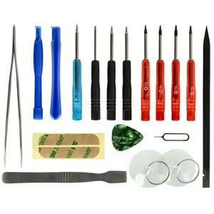 Comparateur de prix : Vhbw vhbw Kit d'outils de réparation pour smartphone, tablette, écra...