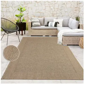 Tapis Intérieur & Extérieur Terrasse Et Balcon Monochrome Structuré 12... pas cher
