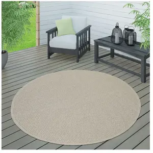 Tapis Intérieur & Extérieur Terrasse Et Balcon Monochrome Structuré Be... pas cher