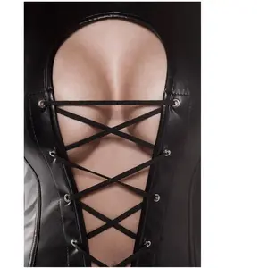 Grey Velvet - Robe Corset - NoirVendu paramazon