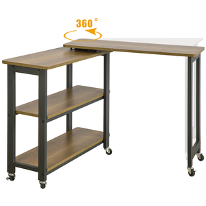 SOBUY Table d'appoint Rotative en panneaux de particules pas cher