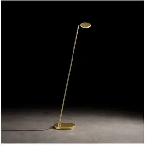 Holtkötter Plano S - lampadaire LED, laiton