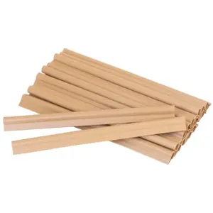 JARDINION Clips De Fixation Brise-vue 20 Pièces - Brun Clair