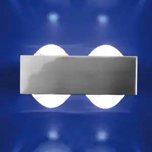 Top Light Applique murale Focus, nickel, 4 lentilles, métal, verre pas cher