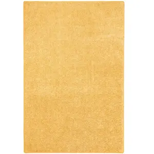 Snapstyle Tapis en velours à poils longs curry jaune 80x200 cm pas cher