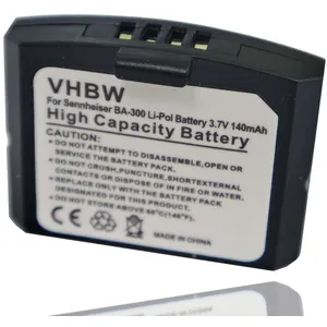 Comparateur de prix : Vhbw vhbw batterie 140mAh (3.7V) pour casque audio Sennheiser Set 833 ...