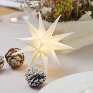 STERNTALER Déco intérieure - étoile 18 branches Ø 12 cm blanc pas cher