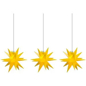 STERNTALER Guirlande Étoile 18 branches, 3 lampes, jaune pas cher