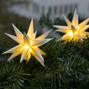 STERNTALER Guirlande Étoile 18 branches 3 lampes blancheVendu parluminaire