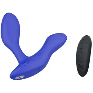 Comparateur de prix : We-Vibe Vector+ Vibromasseur prostatique connecté à une application et avec télécommande - Bleu