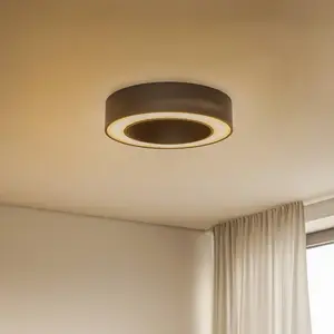 BRUMBERG Biro Circle, DALI noir 3.000K Ø 45 cmVendu parluminaire