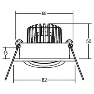 BRUMBERG BB18 dim2wam RC Boîtier de raccordement chroméVendu paramazon