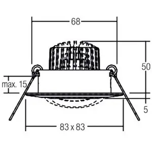 Comparateur de prix : BRUMBERG BB14 encastré dim2warm RC chromé
