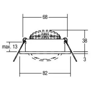BRUMBERG spot encastré LED 38° rond titane 3000KVendu paramazon