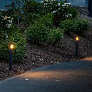 Comparateur de prix : BRUMBERG Quader borne lumineuse LED graphite, IP54
