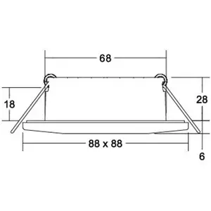 BRUMBERG Chooose downlight LED angulaire, nickel pas cher