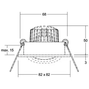 BRUMBERG Spot encastré LED Tirrel-S, RC, driver rond, aluminium matVendu parluminaire