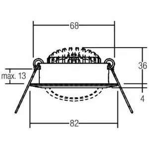 BRUMBERG BB03 spot encastré, blanc structuré pas cher