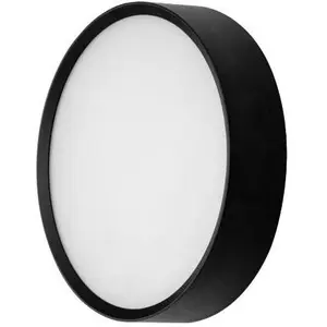 Applique d'extérieur LED BRUMBERG EYE, ouverte, noire, CCT, IP65