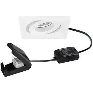 BRUMBERG spot LED BB36 on/off boîte de raccordement blanc structuré pas cher
