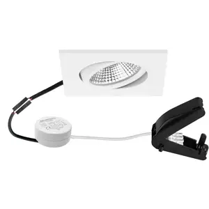 BRUMBERG BB25 IP65 RC driver rond boîte de jonction blanc structuréVendu parluminaire
