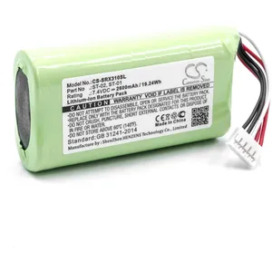 Comparateur de prix : vhbw Li-Ion batterie 2600mAh (7.4V) pour haut-parleurs enceintes Sony SRS-X3