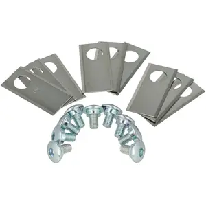 Vhbw - 9x lames (inox, 0.75mm) pour robots-tondeuses compatible avec H...