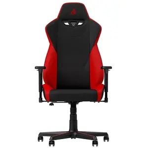 Comparateur de prix : Chaise Gamer Nitro Concepts S300 Inferno Red - Noir/Rouge/Tissu/3D