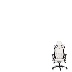 Comparateur de prix : noblechairs Epic Chaise de Gaming - Chaise de Bureau - Cuir Synthétique PU - Blanc/Noir