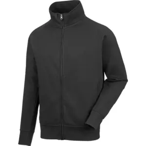 Sweat zippé JOB+ noir S pas cher