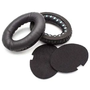 Dolphix vhbw Coussinets d'oreillettes de remplacement 7,7 cm compatible avec Bose QuietComfort 15, 2, 25, AE2, AE2i, AE2w, QC15, QC2 écouteurs; noir pas cher