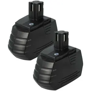 Comparateur de prix : Vhbw vhbw 2x Batterie rechargeable NiMH 1500mAh (18V) pour outils éle...