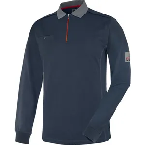 Polo de travail à manches longues Stretch X bleu Würth MODYF marine 4XL pas cher