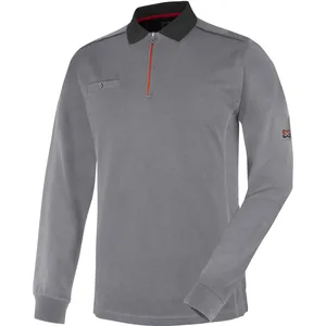 WüRTH MODYF Polo de Travail à Manches Longues Stretch X Gris - Taille 4XL pas cher