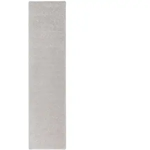 Snapstyle Tapis couloir uni gris argent 80x200 cm pas cher