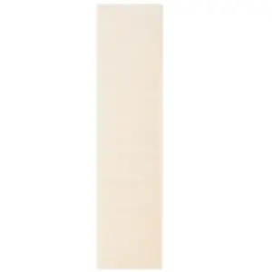 Snapstyle Tapis couloir uni crème 80x240 cm pas cher