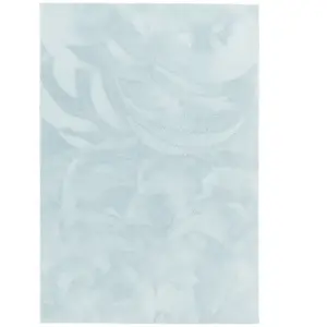 Pergamon Tapis en fausse fourrure uni bleu 80x150 cm pas cher