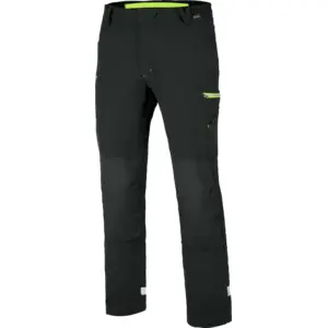 Pantalon de travail hiver Stretch Evolution Würth MODYF Anthracite/Lime  34 pas cher