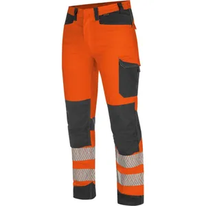 Pantalon de travail haute-visibilité fluo orange/anthracite Würth MODY... pas cher