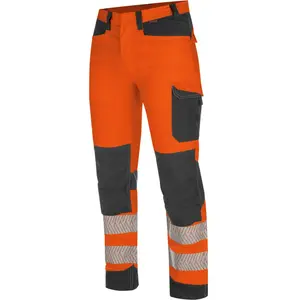 Pantalon de travail haute-visibilité fluo orange/anthracite Würth MODY... pas cher