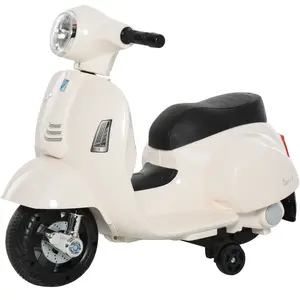 HOMCOM VESPA Moto Électrique pour Enfants Véhicule Électrique 18-36 Mo... pas cher